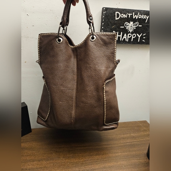 PLINIO VISONA Leather Hobo Bag - Picture 2 of 15